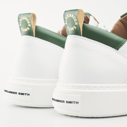 Alexander Smith Sneakers Sneakers Uomo modello Bond con dettagli in contrasto Bianco verde P24-ALEXANDER SMITHAZBDM3301-WGN-40 - Francavilla Moda